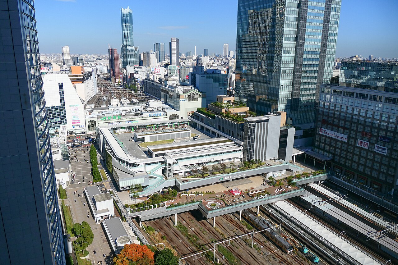 Shinjuku Station South Exit in Tokyo