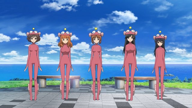 Anime scene reference for Aqua World Oarai