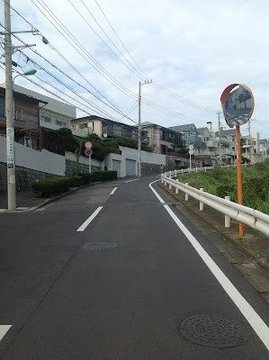 Anime scene reference for Enoden Line Coastal View