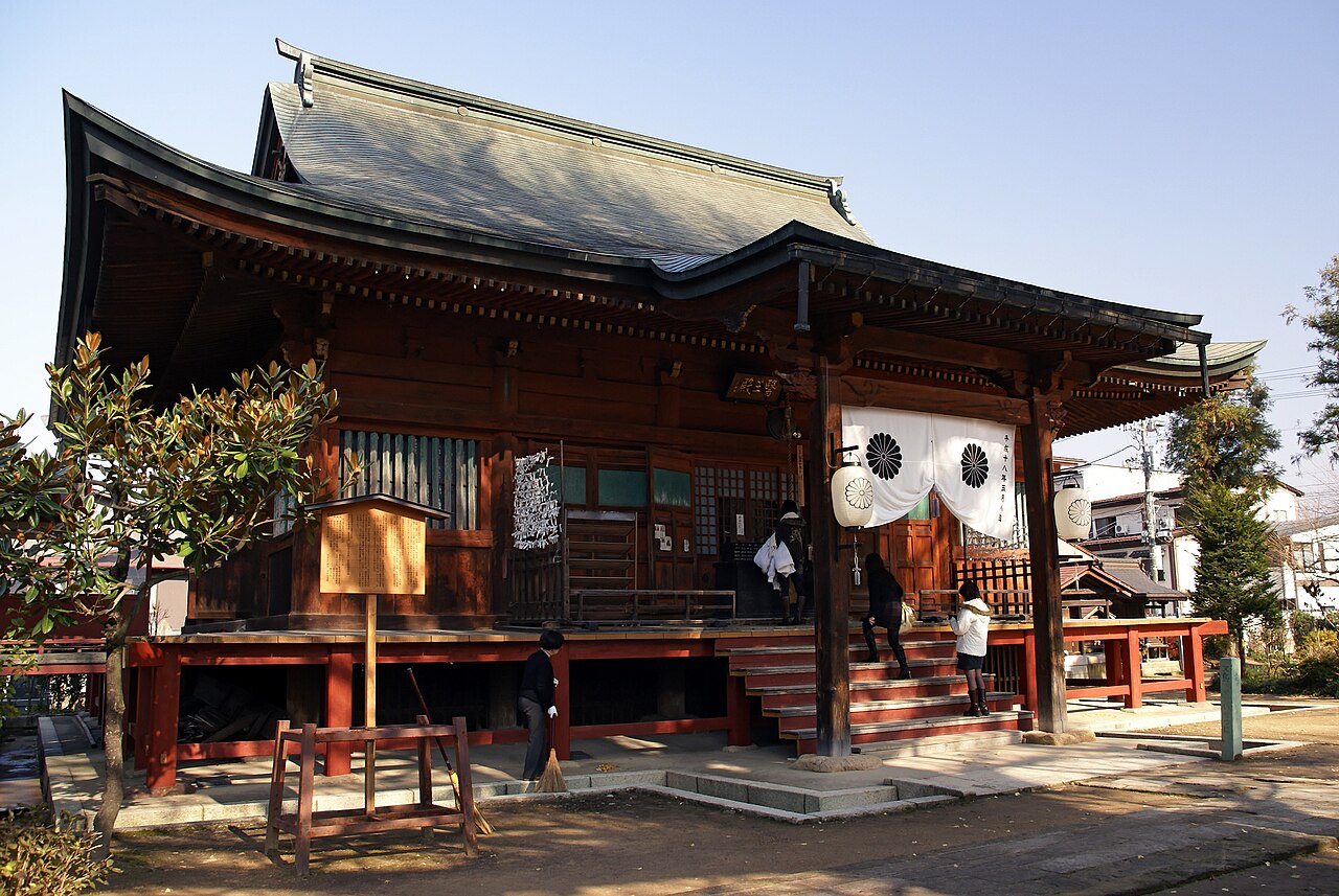 Real-world photo of Hie Shrine Takayama