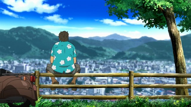 Anime scene reference for Hitsujiyama Park