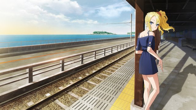 Anime scene reference for Kamakurakokomae Station