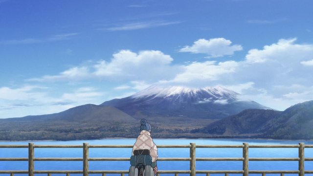 Anime scene reference for Lake Shoji Viewpoint