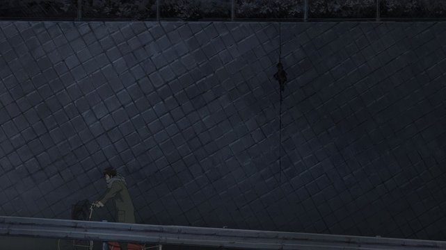 Anime scene reference for Shukugawa Station