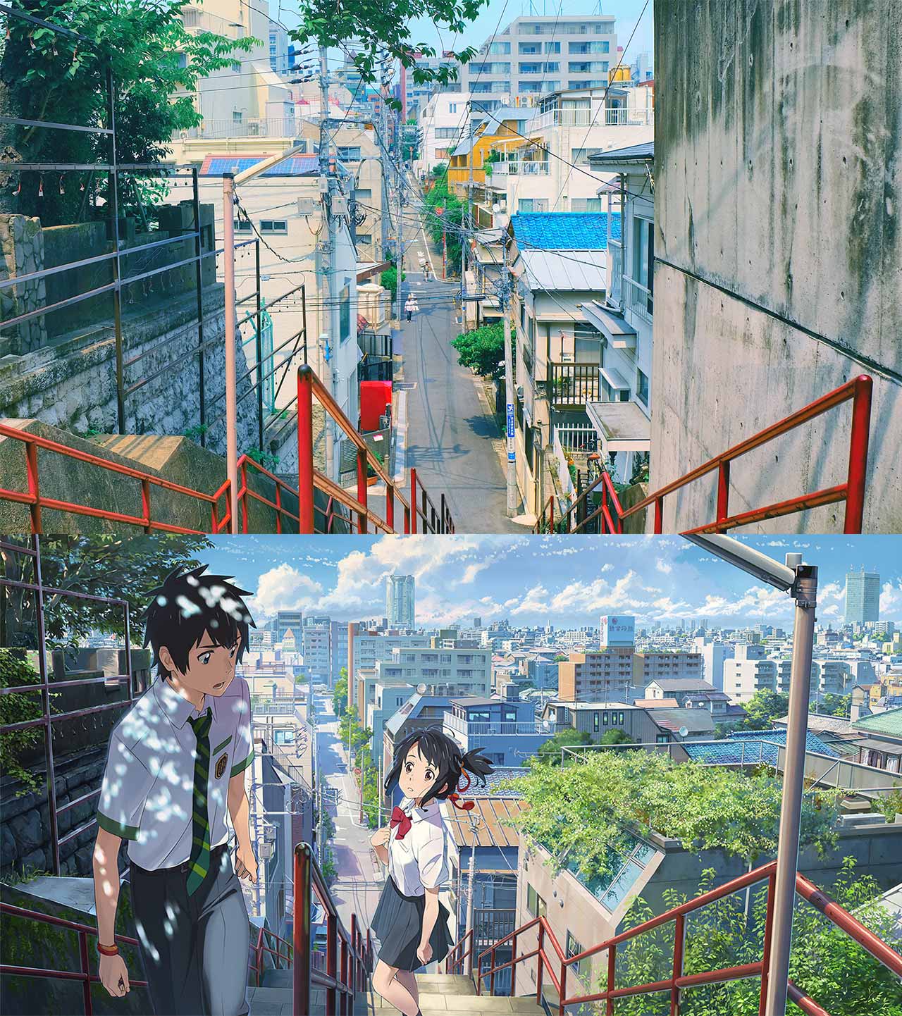 Real-world photo of Suga Shrine Stairs