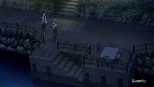 Anime scene reference for Uchiura Bay View