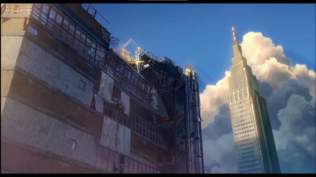 Anime scene reference for Yoyogi Station Area